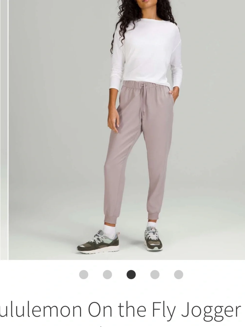 lululemon athletica On the Fly Woven Jogger - Dark Chrome Taupe